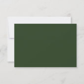 Invitation Hedera | Mariage vert Feuille Ivy Conseils ou rece (Dos)