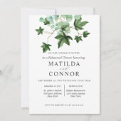 Invitation Hedera | Repas de répétition de Mariages Feuille I (Devant)
