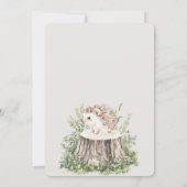 Invitation Hedgehog Animal Birthday   (Dos)