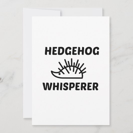 INVITATION HEDGEHOG WHISPERER (Devant)