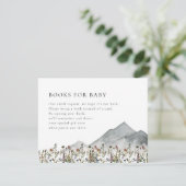 Invitation HEIDI Boho Fleur sauvage Mountain Books for Baby C (Debout devant)