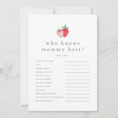 Invitation HEIDI qui connaît maman meilleur Baby shower de je (Devant)