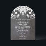 Invitation Heirloom Chalkboard et dentelle mariage élégant<br><div class="desc">Coeurs de tableau de bord et dentelle élégante invitation de mariage. Si vous aimez Downtown Abby,  ces invitations représentent la beauté de la dentelle fleurie sur un simple arrière - plan en damier. Ce serait parfait pour un mariage en soirée avec des tentes éclairées et de la musique douce.</div>