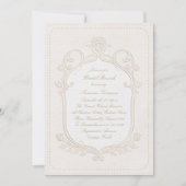 Invitation Heirloom Rococo Bridal Shower Brunch (Devant)
