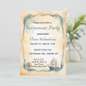 Invitation Hélice de voilier nautique modifiable (Debout devant)