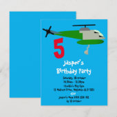 Invitation Helitack (Devant / Derrière)