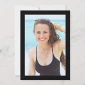 Invitation Hello 40! modern 40th birthday with gold glitter (Dos)