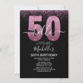 Invitation Hello 50 - Modern 50th birthday Women's (Devant)