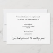 Invitation Hello, Editable We're New to the Neighborhood Invi (Dos)