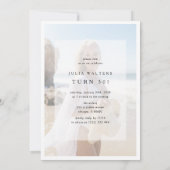 Invitation Hello FIFTY' Modern Photo Collage 50th Birthday (Dos)