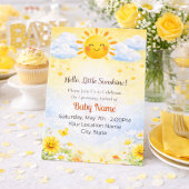 Invitation Hello Golden Sun Baby Gathering