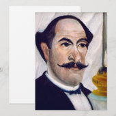 Invitation Henri Rousseau - Autoportrait (Devant / Derrière)