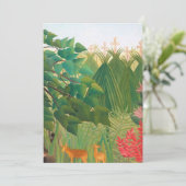 Invitation Henri Rousseau - La cascade (Debout devant)