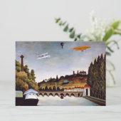 Invitation Henri Rousseau - Pont de Sèvres et collines de Cla (Debout devant)