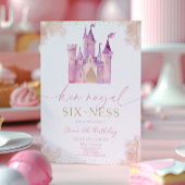 Invitation Her Royal Six-Ness Princess 6th Birthday Party
