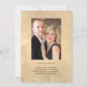 Invitation Herbarium Géométrique Succulents Mariage de jardin (Dos)