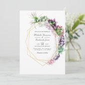 Invitation Herbarium Jardin Mariage Invi (Debout devant)