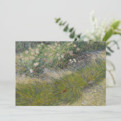 Invitation Herbe et papillons par Vincent van Gogh (Debout devant)