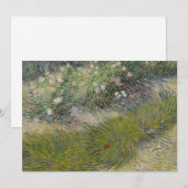Invitation Herbe et papillons par Vincent van Gogh (Devant / Derrière)