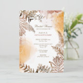 Invitation Herbes d'automne (Debout devant)