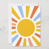 Invitation Here Comes The Son Boy Baby Shower (Dos)