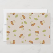 Invitation Hérisson automne/automne Hérisson Hérisson Anniver (Dos)