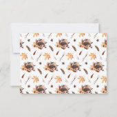 Invitation Hérisson de Woodland | Jeu de devination de Baby s (Dos)