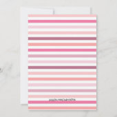 Invitation Hérisson du parti et gâteau (Dos)