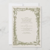 Invitation Heritage | Edwardian Ribbon Garland Wedding (Dos)