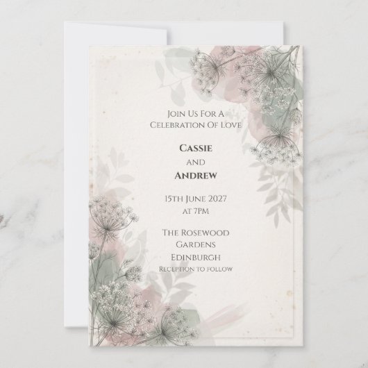 Invitation Heritage Meadow Ammi (Devant)