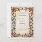 Invitation Héritage | Médiéval Renaissance Bijou Mariage (Devant)