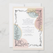 Invitation Heritage | Mid-Century Pastel Botanical Wedding (Dos)