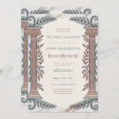 Invitation Heritage | Neoclassical Greco-Roman Wedding (Devant / Derrière)