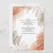 Invitation Heritage Terracotta and Sage Botanical Wedding (Dos)