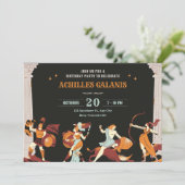 Invitation Héros mythologiques (Debout devant)