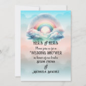 Invitation HERS & HERS Lesbian Wedding Shower (Devant)