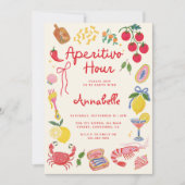 Invitation Heure d'apéritif Italian Spritz Happy Hour Anniver (Devant)
