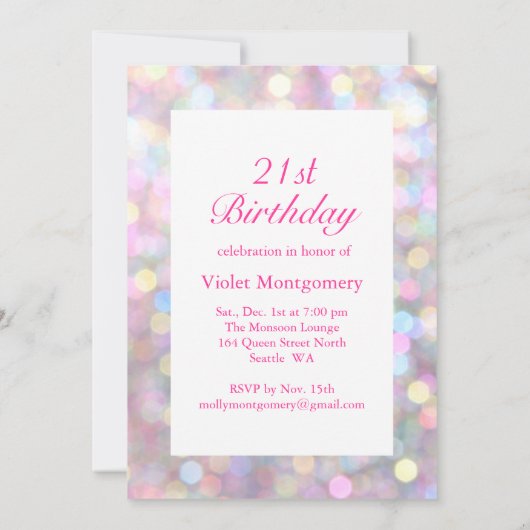 Invitation Heure de boire l'invitation d'anniversaire de (Dos)