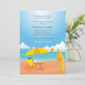 Invitation Heure de détendre l'invitation de partie de (Debout devant)