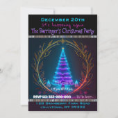 Invitation Heure de la fête des arbres de Noël (Devant)