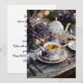 Invitation Heure de la lavande | Collecte (Devant / Derrière)