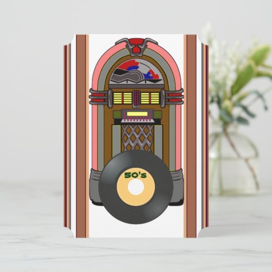 Invitation Heure de la partie Rock and roll (Debout devant)