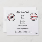 Invitation Heure de la partie - SRF (Dos)