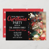 Invitation Heure de l'année (Devant / Derrière)