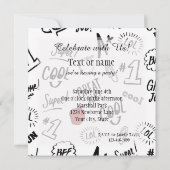 Invitation Heure de l'école (Dos)