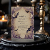 Invitation Heure de sorcière Lune Halloween