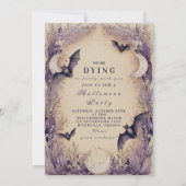 Invitation Heure de sorcière Lune Halloween (Devant)