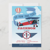 Invitation Heure des vols, Aviation, Voyageur du monde, 1er a (Devant)