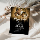 Invitation Heure du bal de parties scintillant