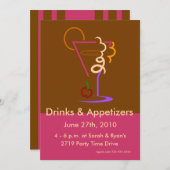 Invitation Heure du cocktail (Devant / Derrière)